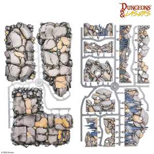 Dungeons & Lasers: Rocky Caves PrismaCast™ Pre-Painted Terrain