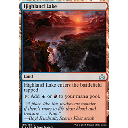 Magic löskort: Rivals of Ixalan: Highland Lake