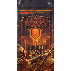 Flesh and Blood TCG: Crucible of War Unlimited Booster Pack (1)