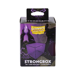 Dragon Shield Deck Strongbox - Clear Purple