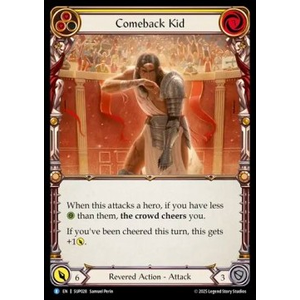 FaB Löskort: Super Slam: Comeback Kid (Yellow) (Rainbow Foil)