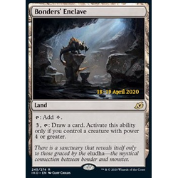 Magic löskort: Ikoria: Lair of Behemoths: Bonders' Enclave (Prerelease Foil)