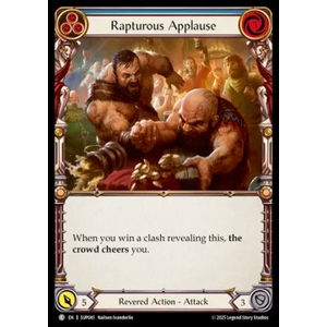 FaB Löskort: Super Slam: Rapturous Applause (Blue) (Rainbow Foil)