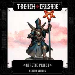 Trench Crusade: Heretic Legion - Heretic Priest with Polearm/Staff & Knife (3D-resin) (1)