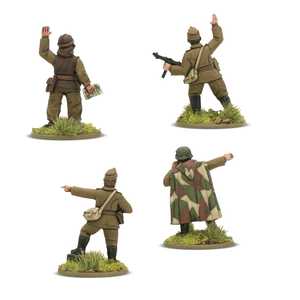 Hungarian Army Platoon Commanders (resin) (4)
