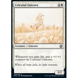 Magic löskort: Adventures in the Forgotten Realms: Celestial Unicorn