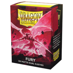 Card Sleeves Standard Matte Dual Fury (100 in box) (Dragon Shield)