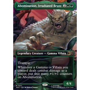 Magic löskort: Commander: Marvel Super Heroes: Abomination, Irradiated Brute (Foil)