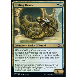 Magic löskort: Double Masters 2022: Coiling Oracle (Foil)