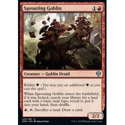 Magic löskort: Dominaria United: Sprouting Goblin