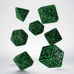 Forest Dice Set Jungle (Green and Black)