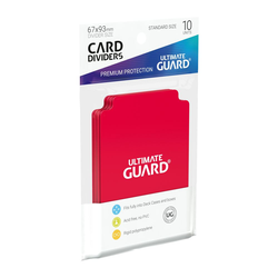 Ultimate Guard Card Dividers Red (10)