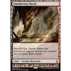 Magic löskort: Expeditions: Smoldering Marsh (Foil)