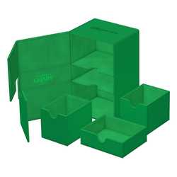 Ultimate Guard Twin Flip´n´Tray Deck Case 160+ Standard Size XenoSkin Monocolor Green