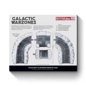 Battlefield in a Box Galactic Warzones: Rebel Outpost - Trenchline Expansion