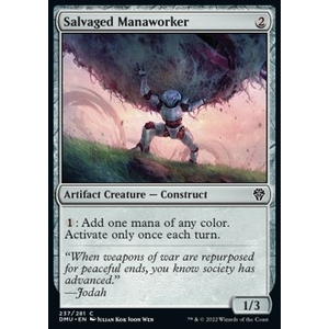 Magic löskort: Dominaria United: Salvaged Manaworker (Foil)