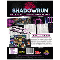 Shadowrun: Gamemaster Screen