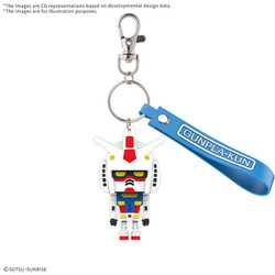 Gunpla-Kun 3D Rubber Mascot Keychain