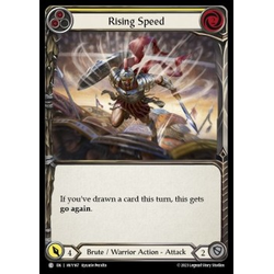 FaB Löskort: Heavy Hitters: Rising Speed (Yellow) (Rainbow Foil)