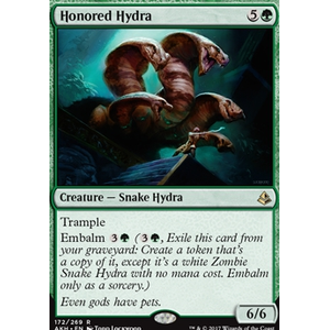 Magic löskort: Amonkhet: Honored Hydra (Foil)