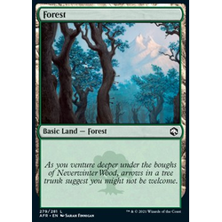 Magic löskort: Adventures in the Forgotten Realms: Forest (Foil)