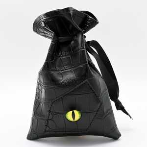 Dragon Eye Dice Bag - Parakeet (PU Leather)