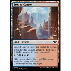 Magic löskort: Outlaws of Thunder Junction: Eroded Canyon (Foil)
