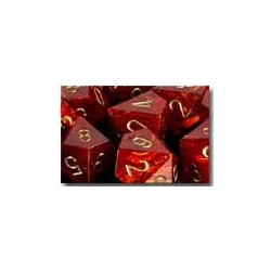 Scarab™ Scarlet™/gold (36-dice set)