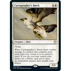 Magic löskort: Commander 2020: Cartographer's Hawk