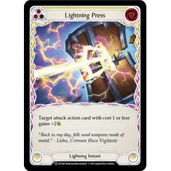 FaB Löskort: Tales of Aria Unlimited: Lightning Press (Yellow)