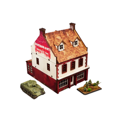 Pre-Painted WW2 Normandy Restaurant (15mm)