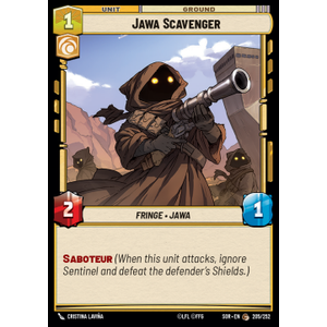 Star Wars: Unlimited Löskort: Spark of Rebellion: Jawa Scavenger