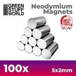 Neodymium Magnets 5x2mm (100) (N52)