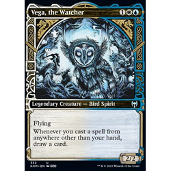 Magic löskort: Kaldheim: Vega, the Watcher (alternative art)