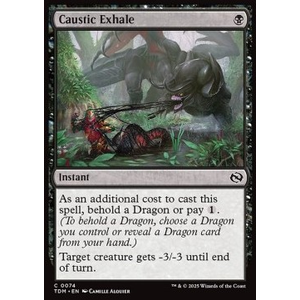 Magic löskort: Tarkir: Dragonstorm: Caustic Exhale