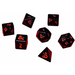 Ultra Pro Heavy Metal 7 RPG Dice Set for D&D