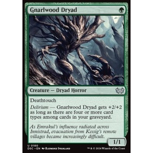Magic löskort: Commander: Duskmourn: Gnarlwood Dryad