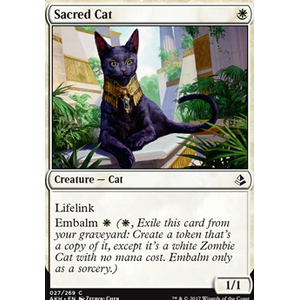 Magic löskort: Amonkhet: Sacred Cat