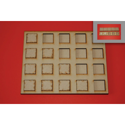 5x1 Skirmish Tray for 20x20mm bases