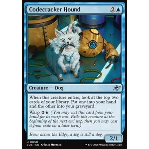 Magic löskort: Edge of Eternities: Codecracker Hound