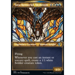 Magic löskort: Dominaria United: Tura Kennerüd, Skyknight (alternative art) (Foil)
