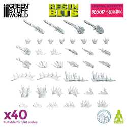 Green Stuff World: Blood Splashes Effect - 3D Printed