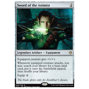 Magic löskort: Archenemy: Nicol Bolas: Sword of the Animist