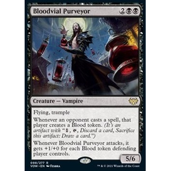 Magic löskort: Innistrad: Crimson Vow: Bloodvial Purveyor (Foil)