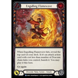 FaB Löskort: Uprising: Engulfing Flamewave (Blue)