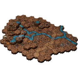 Lorescape Modular Hex-terrain Biome Set: Barrenland