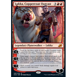 Magic löskort: Ikoria: Lair of Behemoths: Lukka, Coppercoat Outcast (Foil)