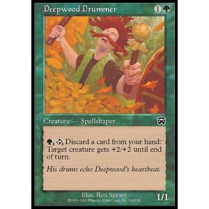 Magic löskort: Mercadian Masques: Deepwood Drummer