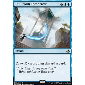 Magic löskort: Amonkhet: Pull from Tomorrow (Foil)