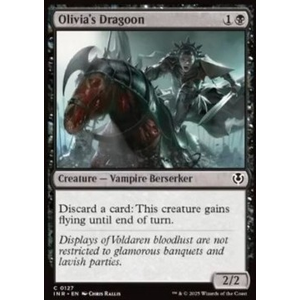 Magic löskort: Magic: Innistrad Remastered: Olivia's Dragoon (Foil)